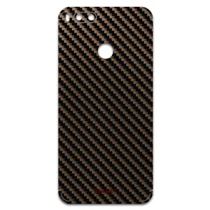 MAHOOT Glossy-Brown-Fiber Cover Sticker for Xiaomi Mi 5X