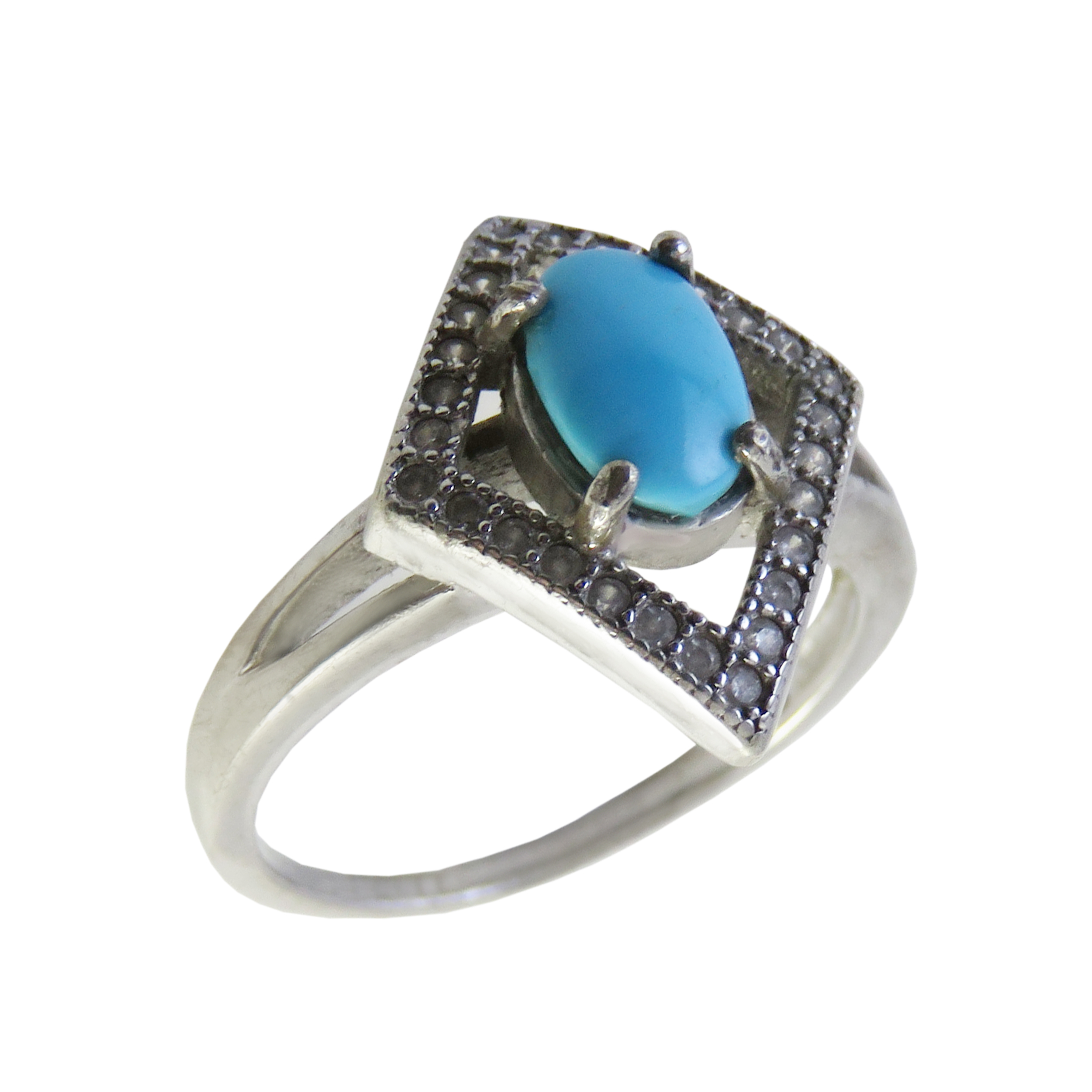 انگشتر نقره زنانه کد 2325