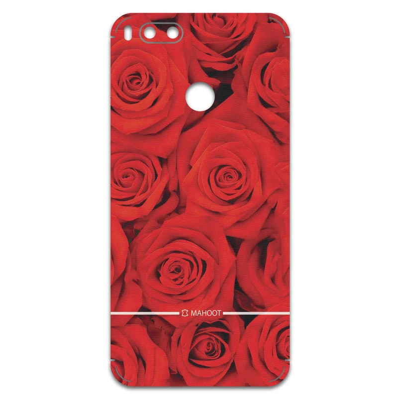 برچسب پوششی ماهوت مدل Red-Flower مناسب برای گوشی موبایل شیائومی Mi 5X