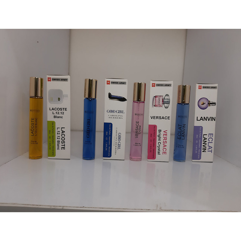 عطر جیبی زنانه سوئیس آرمی مدل P4 حجم 35 میلی لیتر بسته 4 عددی