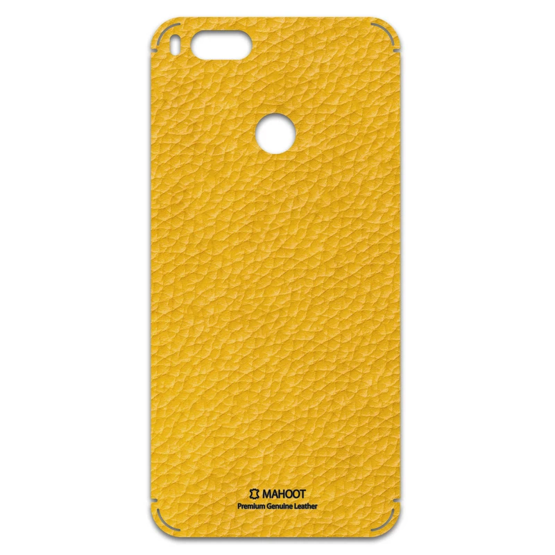 برچسب پوششی ماهوت مدل Mustard-Leather مناسب برای گوشی موبایل شیائومی Mi A1
