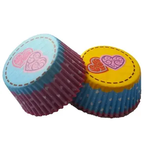 کپسول کاپ کیک واکی مدل double heart مجموعه 40 عددی