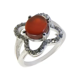 انگشتر نقره زنانه کد 2330