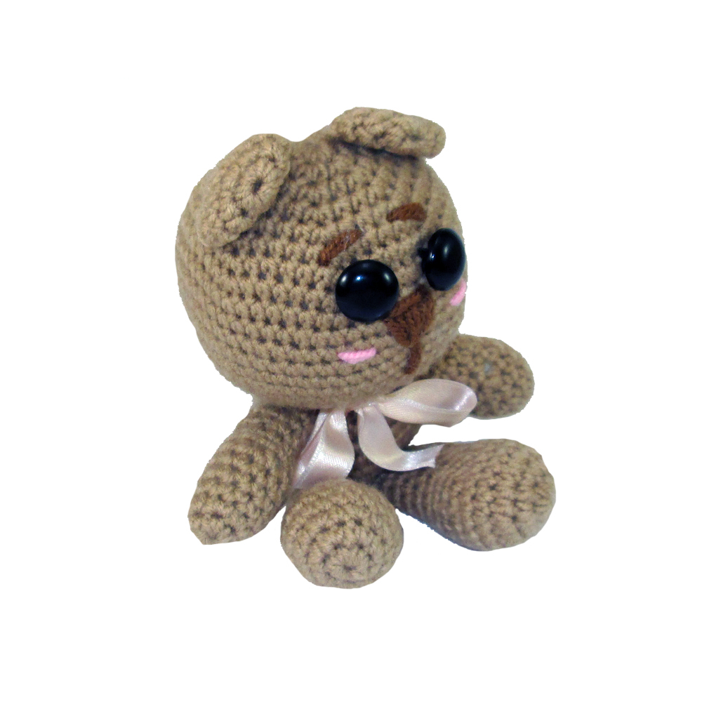 عروسک بافتنی طرح خرس کد 103