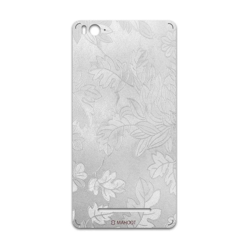 برچسب پوششی ماهوت مدل Silver-Wildflower مناسب برای گوشی موبایل شیائومی Mi 4c