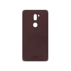 MAHOOT Matte-Dark-Brown-Leather Cover Sticker for Xiaomi Mi 5s Plus