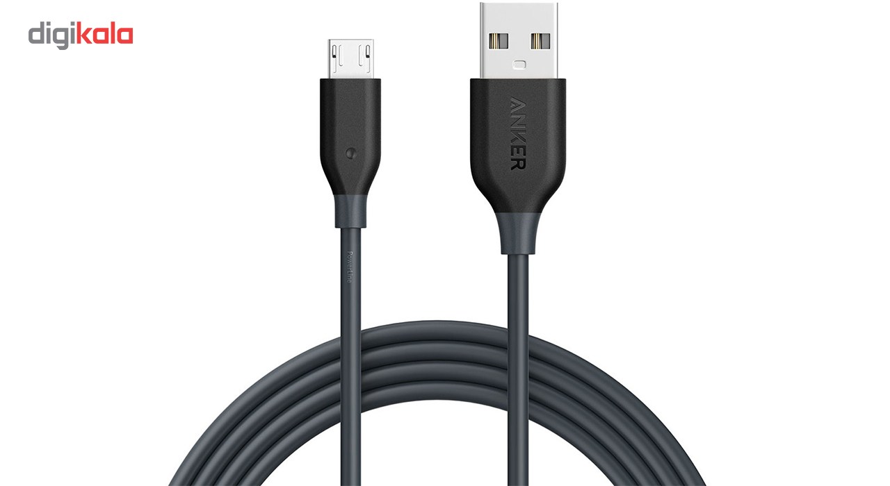 کابل تبدیل USB به microUSB انکر مدل A8133 PowerLine طول 1.8 متر