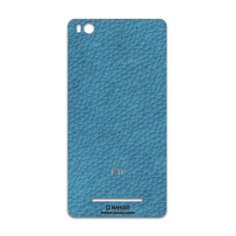 برچسب پوششی ماهوت مدل Blue-Leather مناسب برای گوشی موبایل شیائومی Mi 4i