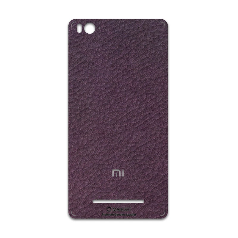 برچسب پوششی ماهوت مدل Purple-Leather مناسب برای گوشی موبایل شیائومی Mi 4i