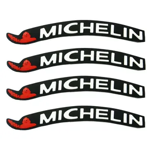 برچسب لاستیک خودرو بیلگین طرح میشلن بسته 4 عددی