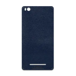 MAHOOT Deep-Blue-Leather Cover Sticker for Xiaomi Mi 4c
