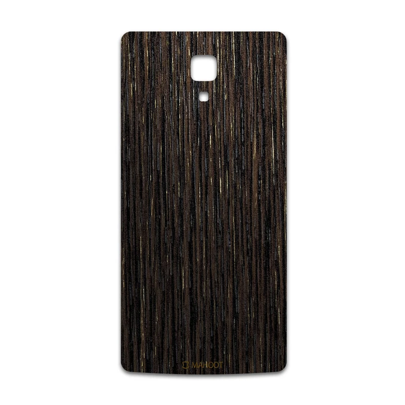 برچسب پوششی ماهوت مدل Dark-Gold-Stripes-Wood مناسب برای گوشی موبایل شیائومی Mi 4