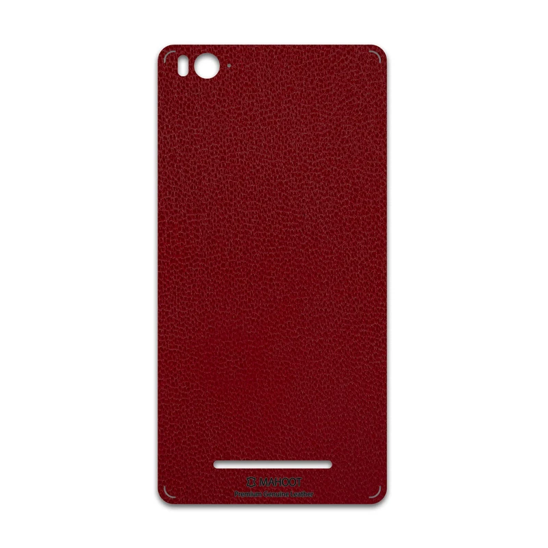 برچسب پوششی ماهوت مدل Red-Leather مناسب برای گوشی موبایل شیائومی Mi 4c