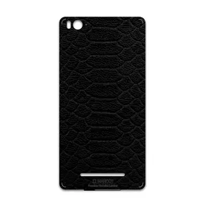 MAHOOT Black-Snake-Leather Cover Sticker for Xiaomi Mi 4c