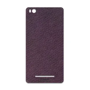 MAHOOT Purple-Leather Cover Sticker for Xiaomi Mi 4c