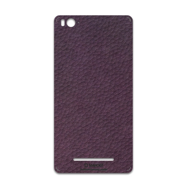 برچسب پوششی ماهوت مدل Purple-Leather مناسب برای گوشی موبایل شیائومی Mi 4c