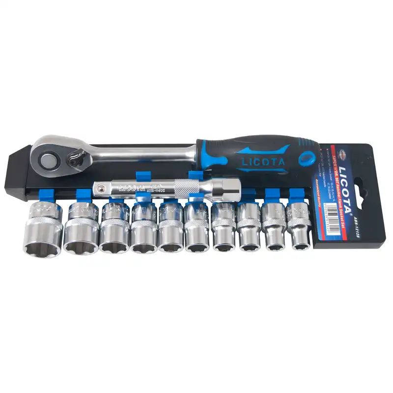 مجموعه 12 عددی آچار و سری بکس لیکوتا مدل ABS-12128