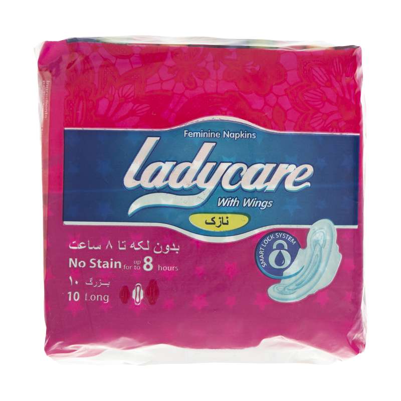 نوار بهداشتی نازک لیدی کر مدل Large بسته 10 عددی نوار بهداشتی نازک لیدی کر مدل Large بسته 10 عددی