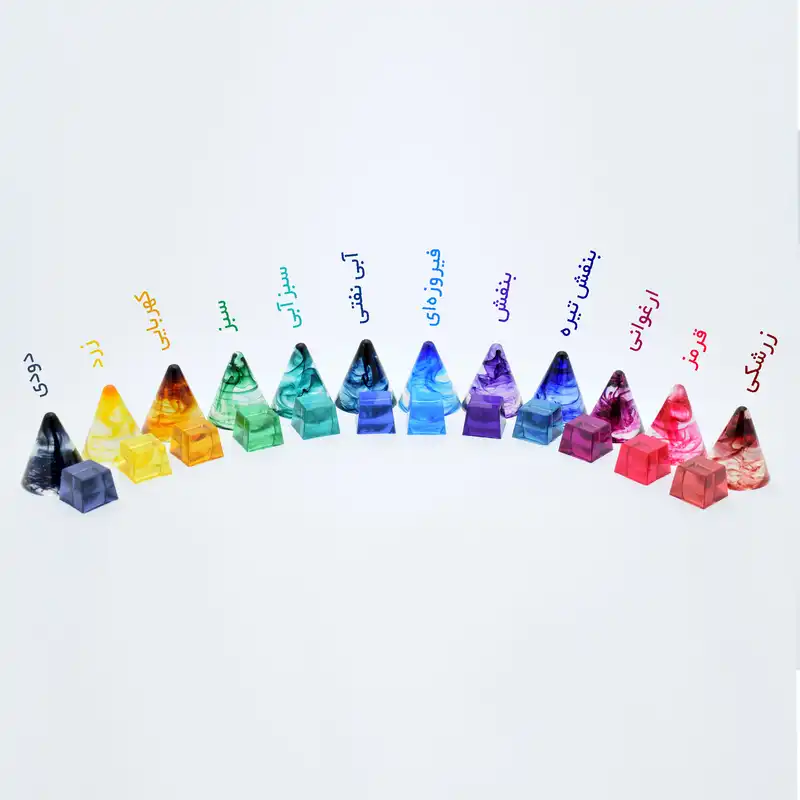 جوهر رنگ رزین اپوکسی فیلو مدل Resin Dye حجم 18 میلی لیتر