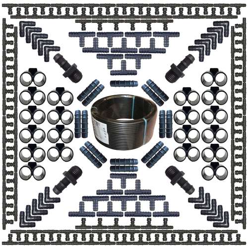 لوازم آبیاری قطره ای تهران دریپ مدل GAMMA-200 مجموعه 200 عددی