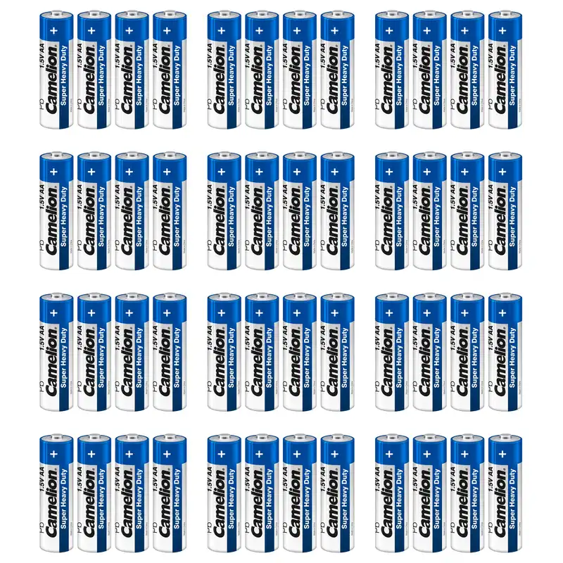 باتری قلمی کملیون مدل Super Heavy Duty بسته 48 عددی