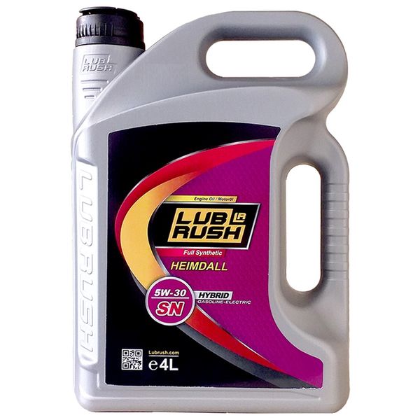 روغن موتور خودرو لوبراش مدل 5w-30 SN حجم 4 لیتر