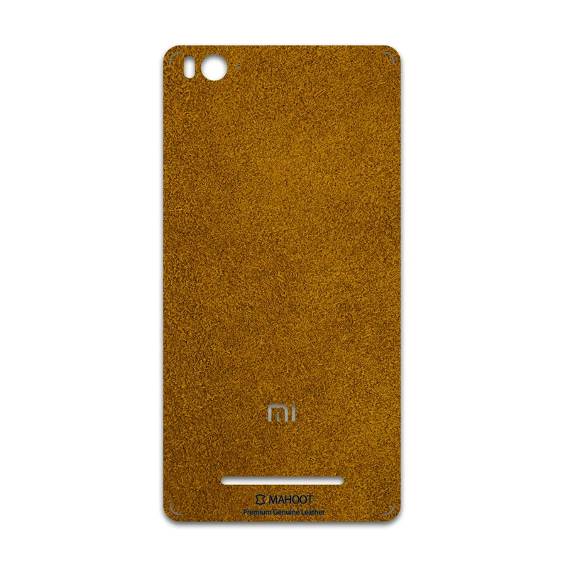 برچسب پوششی ماهوت مدل Brown-Chamois-Leather مناسب برای گوشی موبایل شیائومی Mi 4