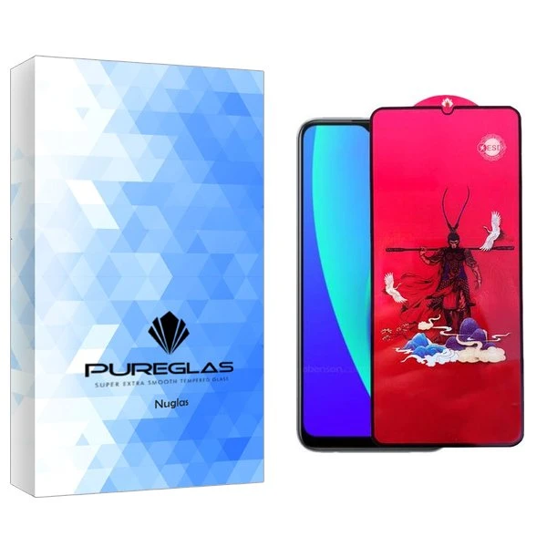 محافظ صفحه نمایش پیور گلس مدل NueGlas king مناسب برای گوشی موبایل ریلمی C15