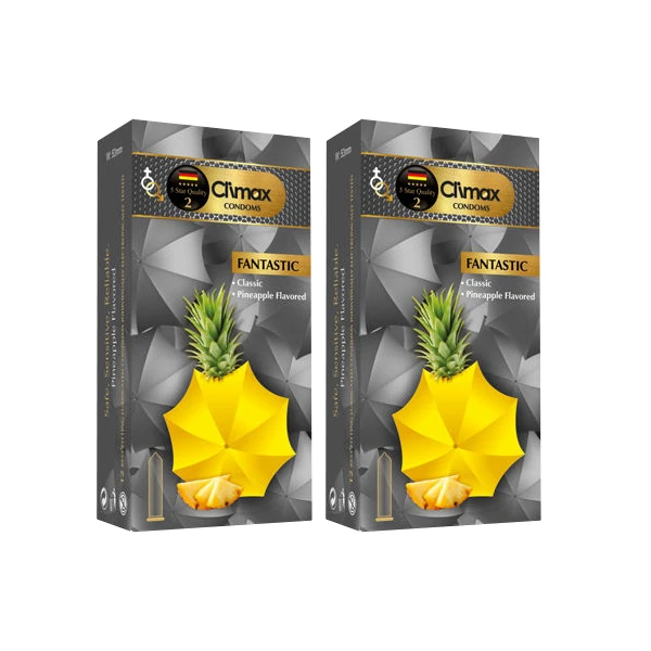 کاندوم کلایمکس مدل FANTASTIC مجموعه 2 عددی