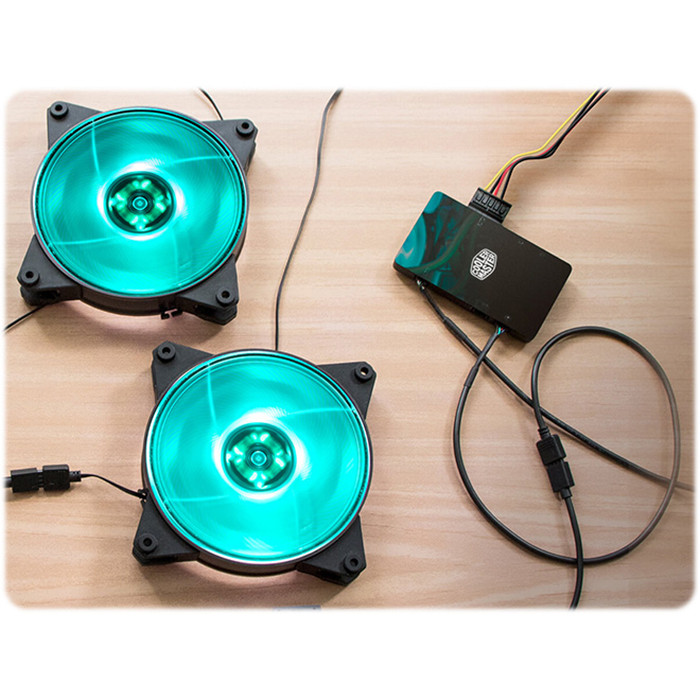 فن کیس کولر مستر مدل MasterFan Pro 140 Air Flow RGB 1