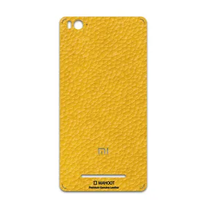 MAHOOT Mustard-Leather Cover Sticker for Xiaomi Mi 4