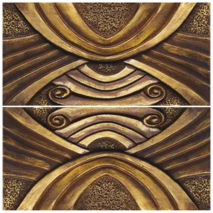 دیوارپوش تندیس و پیکره شهریار مدل آمای کد W1020-06 بسته 2 عددی