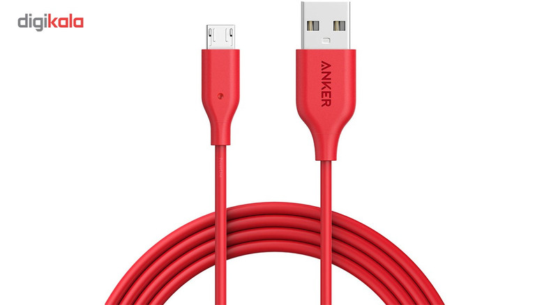 کابل تبدیل USB به microUSB انکر  مدل A8133 PowerLine طول 1.8 متر