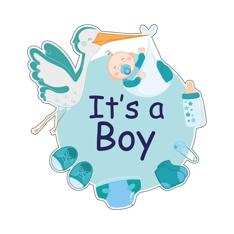 استیکر درب اتاق کودک طرح پسر کد 01