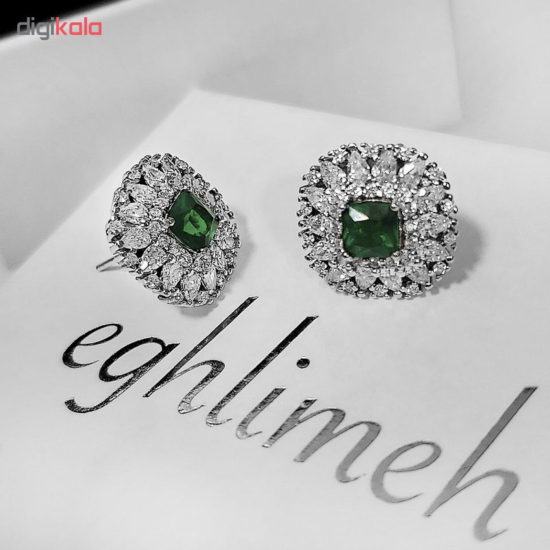 گوشواره نقره زنانه اقلیمه کد EN209