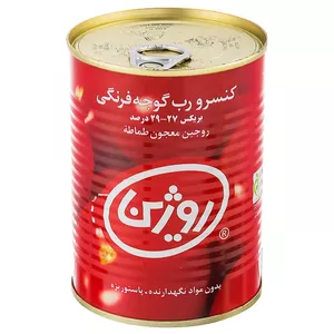 رب گوجه فرنگی روژین مقدار 400 گرم