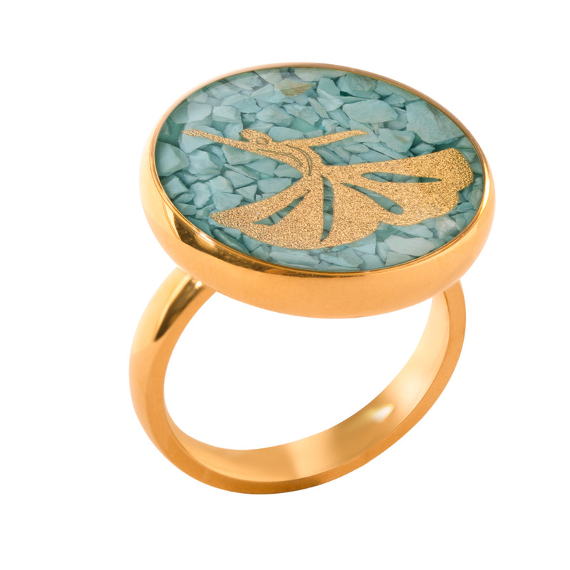 انگشتر طلا 24 عیار زنانه الون طرح رقص سماع انگشتر طلا 24 عیار زنانه الون طرح رقص سماع