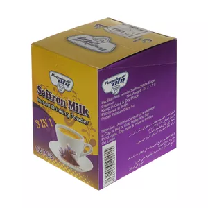 پودر شیر زعفران پگاه - بسته 12 عددی 