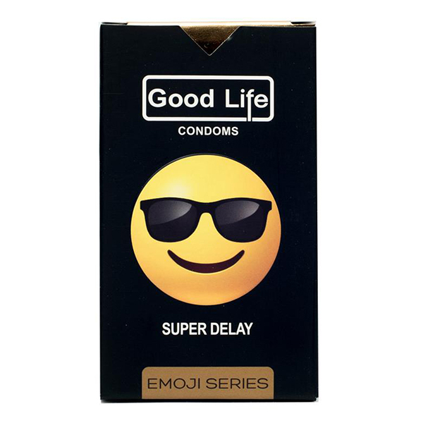 کاندوم گودلایف سری ایموجی مدل Super Delay بسته 6 عددی
