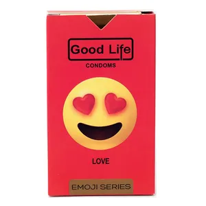 کاندوم گودلایف سری ایموجی مدل Love بسته 6 عددی