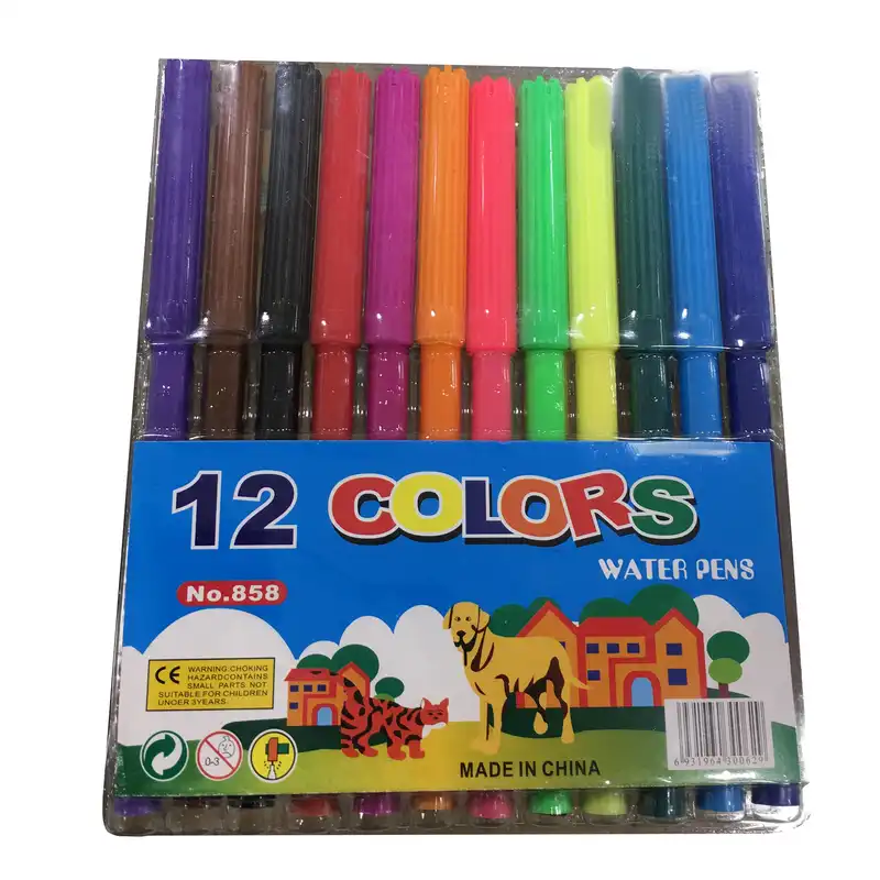 ماژیک رنگ آمیزی 12 رنگ مدل JM645