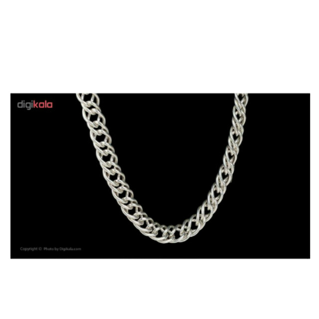 زنجیر نقره مردانه مدل فیگارو کد 87689 زنجیر نقره مردانه مدل فیگارو کد 87689