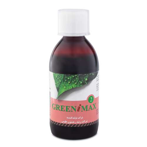 کود مایع گیاهان گلدار گرینی مکس مدل 02 حجم 250 میلی لیتر