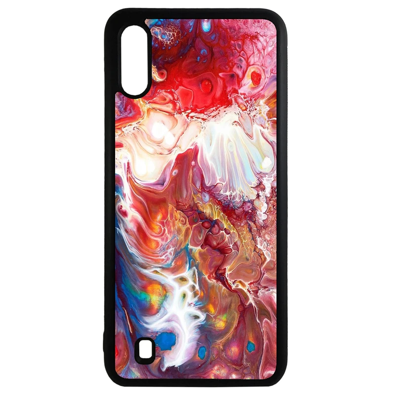 کاور طرح رنگارنگ کد 11050646 مناسب برای گوشی موبایل سامسونگ galaxy a10