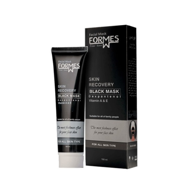  ماسک صورت فورمس مدل Black mask carbon active حجم 100 میلی لیتر 