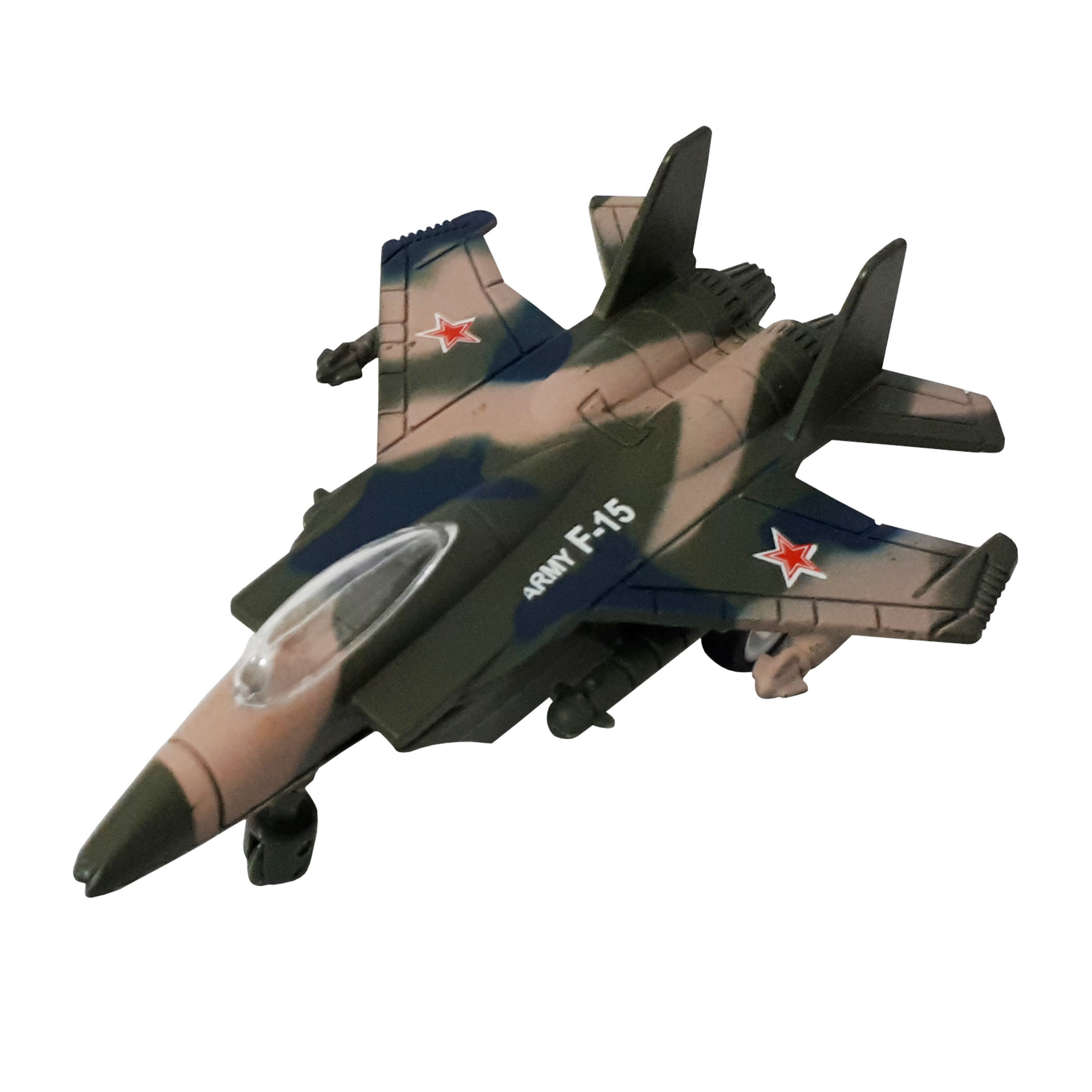 هواپیما اسباب بازی ایکس یو وای ای طرح جنگی مدل F16 کد 0099 بسته 4 عددی