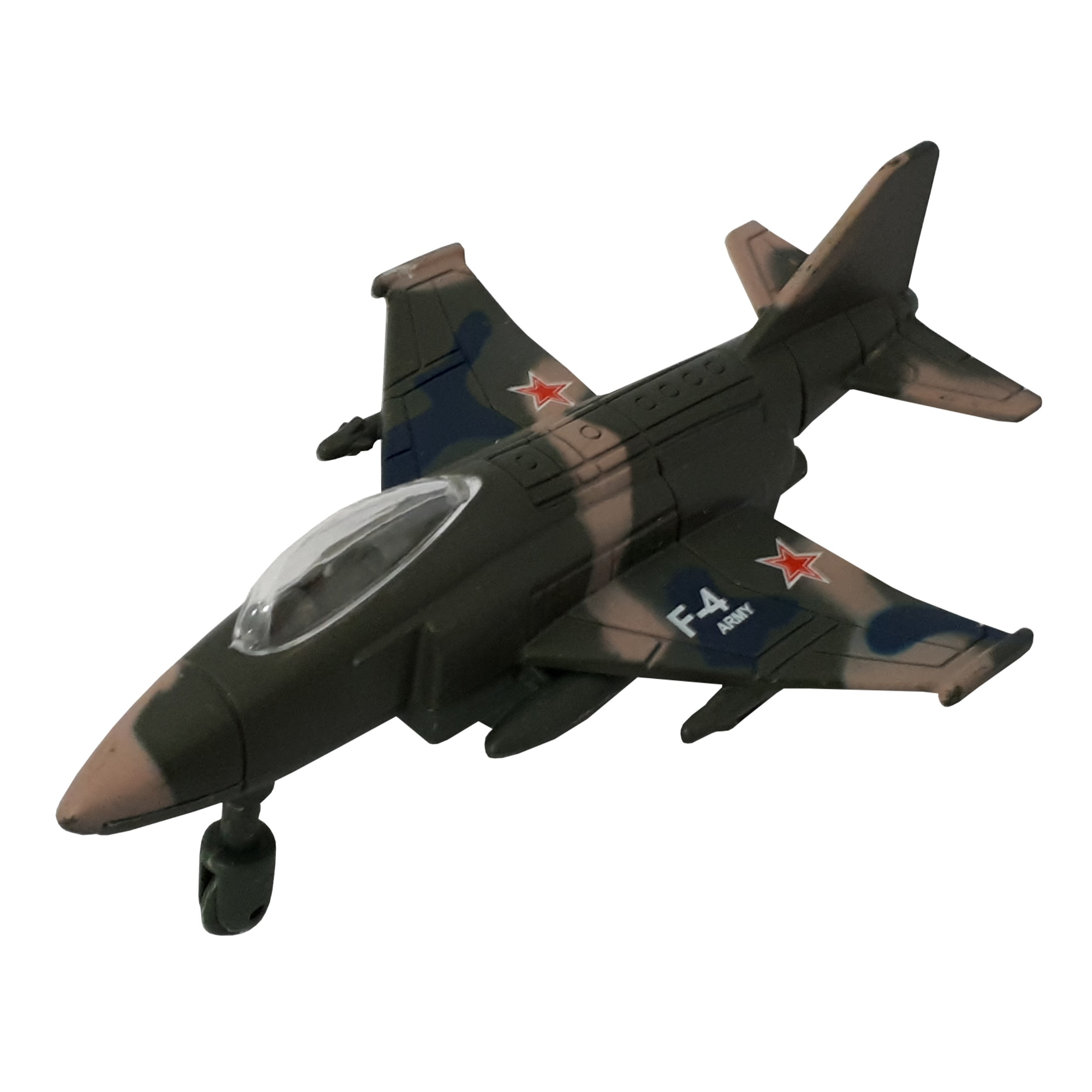 هواپیما اسباب بازی ایکس یو وای ای طرح جنگی مدل F16 کد 0099 بسته 4 عددی
