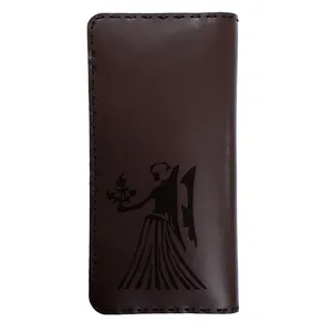 کیف پول چرمی طرح ماه تولد شهریور