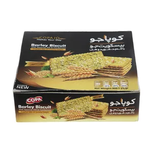 بیسکوییت جو کوپا با تزیین کنجد و شوید و هل - 900 گرم 