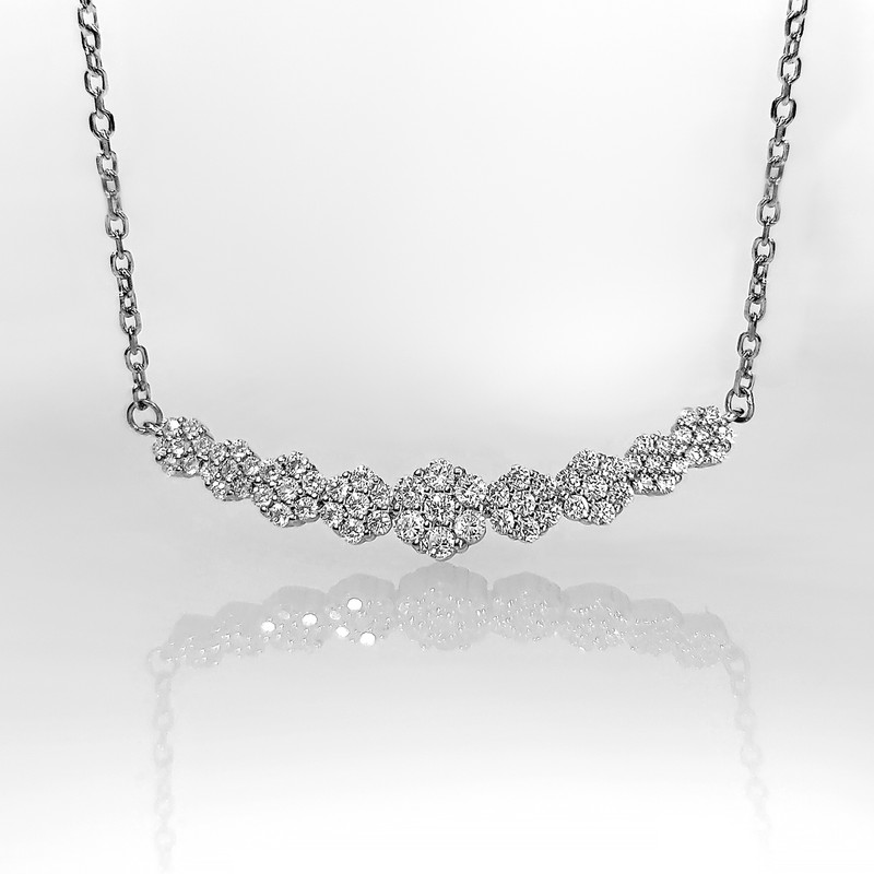 گردنبند نقره زنانه اقلیمه کد GN348 گردنبند نقره زنانه اقلیمه کد GN348